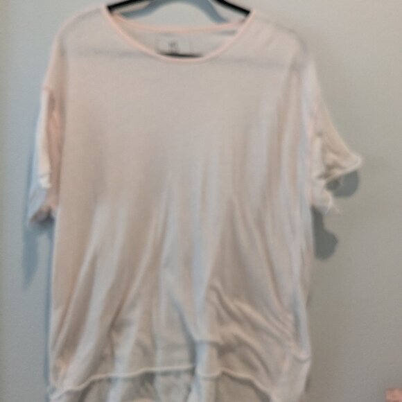 We the Free Short Sleeve - Pink Tunic Top - Medium Oversized - Picture 1 of 4